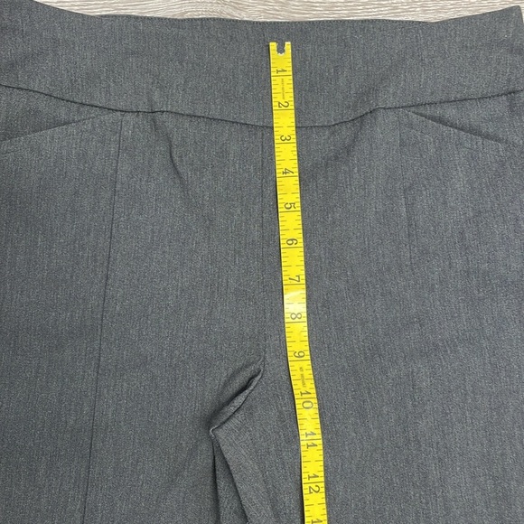 NWOT Fabulously Slimming Perfect Stretch By Chico’s Charcoal Pull On Pants 6P - Picture 9 of 16